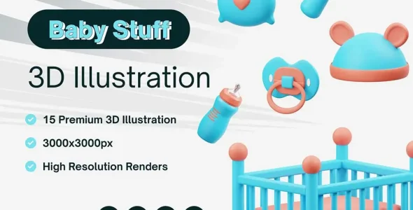 wpnulled.pro-3d-icon-pack-Baby-Stuff