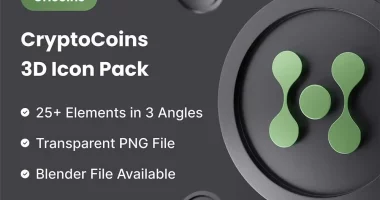 wpnulled.pro-3d-icon-pack-Crypto-Coins-Dark