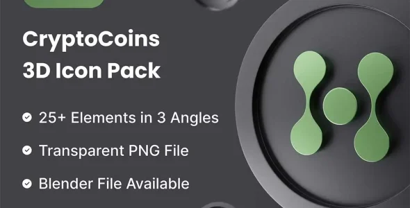 wpnulled.pro-3d-icon-pack-Crypto-Coins-Dark