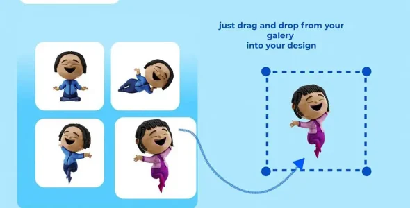 wpnulled.pro-3d-icon-pack-Cute-Business-Character