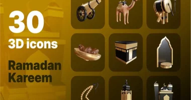 wpnulled.pro-3d-icon-pack-Ramadan-black&gold