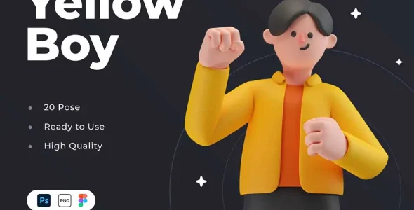 wpnulled.pro-3d-icon-pack-character-YellowBoy