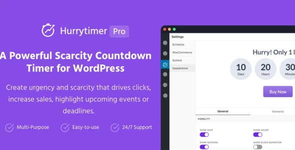 HurryTimer Pro nulled plugin